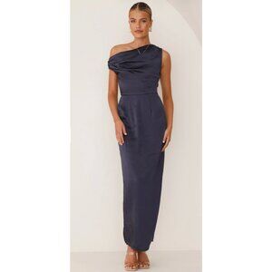 NWT Billy J Harlowe Maxi Dress - Navy Size 12
